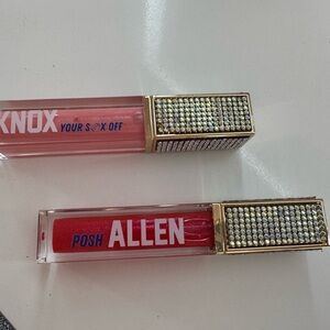 Buffalo Bills POSH ALLEN/KNOX Lip Gloss Duo - Pink & Red